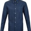 Chemise Colorful Standard bleu pétrole pour homme coupe moderne M-0