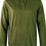 Colorful Standard Sweat à capuche en coton bio Seaweed Green M-0