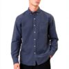 Chemise Colorful Standard bleu pétrole pour homme coupe moderne M-5