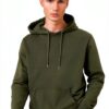 Colorful Standard Sweat à capuche en coton bio Seaweed Green M-1