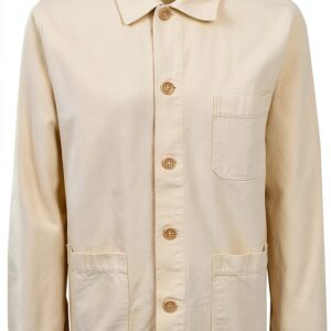 Overshirt Colorful Standard homme XXL écru – coton bio coupe droite-0