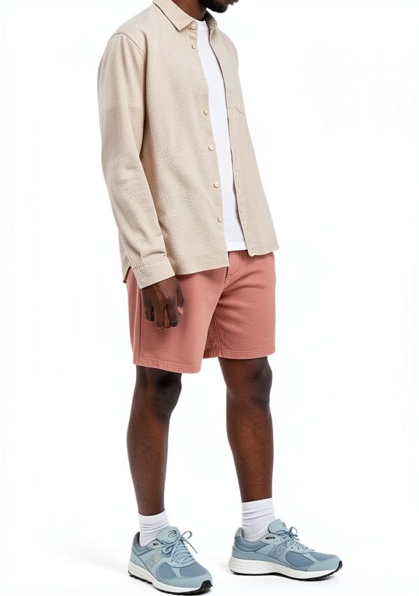 Short sport Colorful Standard Classic Rosewood Mist - Taille M-4