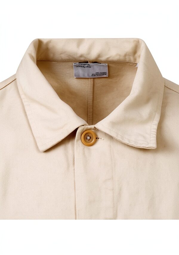 Overshirt Colorful Standard écru XL Homme - Coton bio coupe droite-1