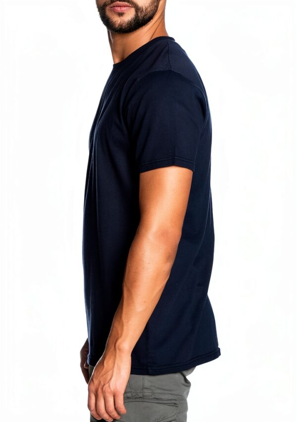 T-shirt en coton bio Colorful Standard – Marine S Taille S-1
