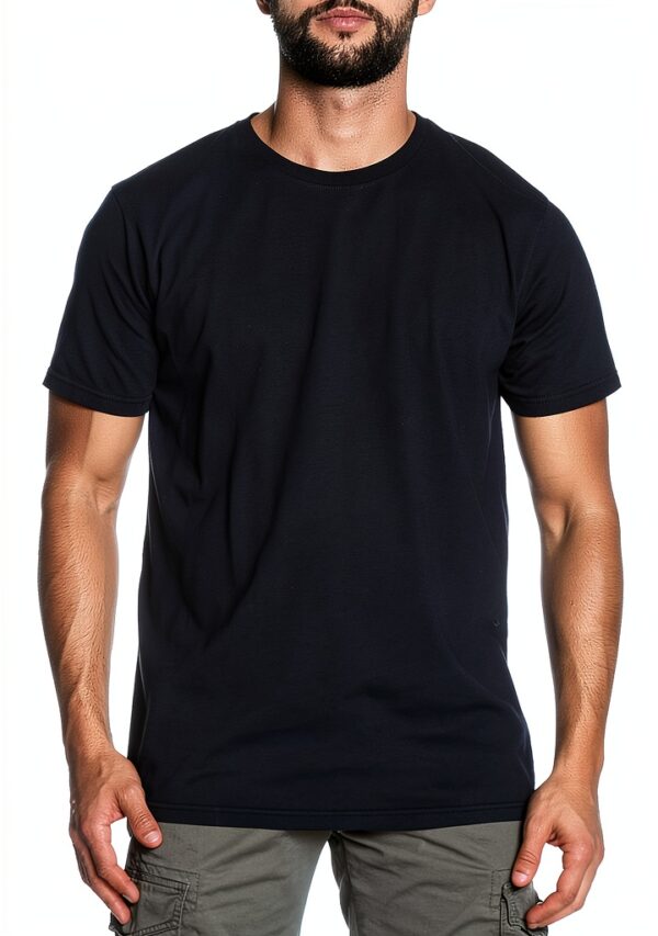 T-shirt en coton bio Colorful Standard – Marine S Taille S-0