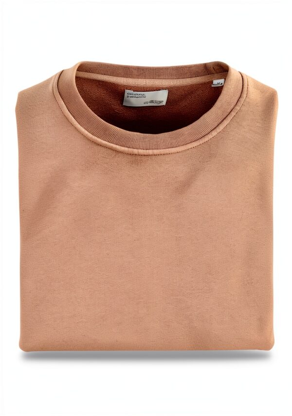 Colorful Standard Sweatshirt col Rond Classic Organic Rosewood Mist-1