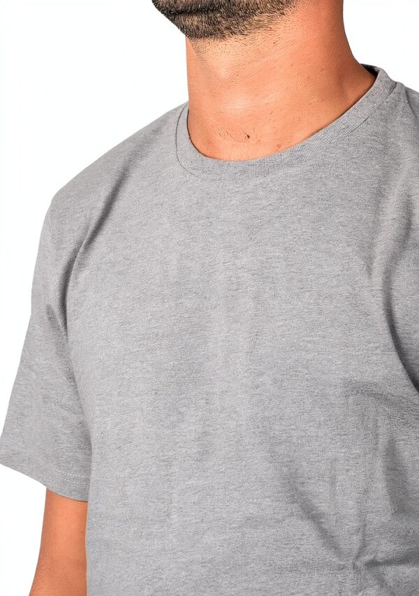 Colorful Standard T-shirt en coton bio gris heather – coupe courte-2