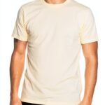 Colorful Standard T Shirt Uomo Giallo Pallido-0