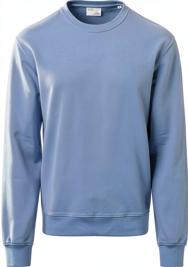 Sweat à col rond Colorful Standard en coton bio bleu ciel taille M-0