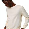 Sweatshirt col Rond Colorful Standard - Classic Organic Ivory White-4