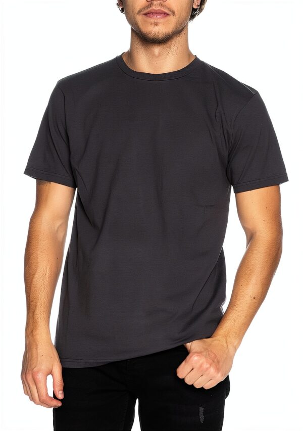 T-shirt en coton bio Colorful Standard Lava Grey Coupe standard-0