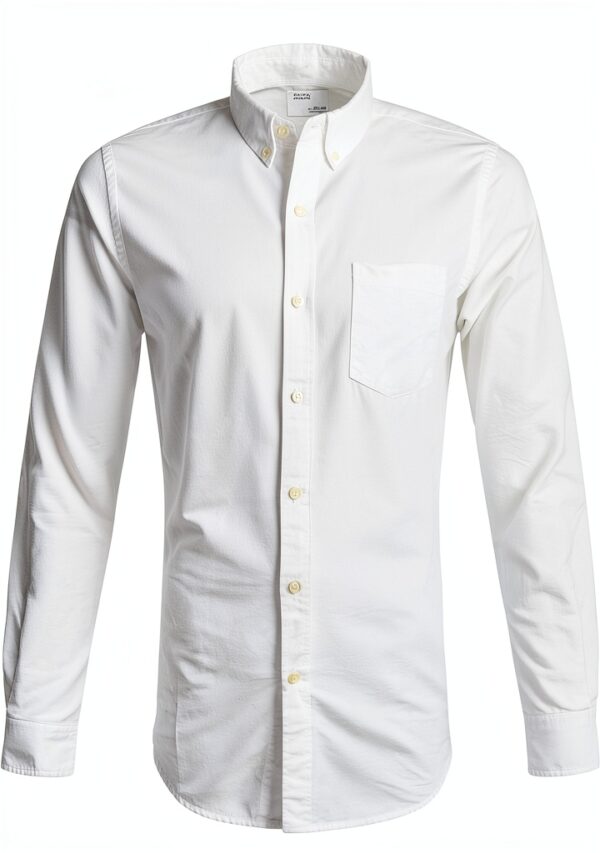 Chemise Colorful Standard gris pour homme coupe ajustée coton premium-0