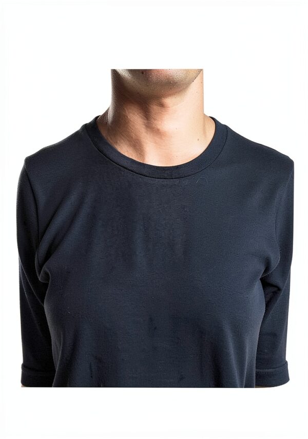 T-shirt en coton bio Colorful Standard – Marine S Taille S-4