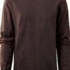 Pull Colorful Standard Marron Café Homme Coupe Droite Coton Bio-0
