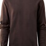 Pull Colorful Standard Marron Café Homme Coupe Droite Coton Bio-0
