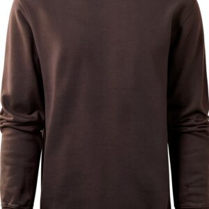 Pull Colorful Standard Marron Café Homme Coupe Droite Coton Bio-0