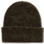 Chapeau bonnet en laine Merino vert émeraude Colorful Standard-0