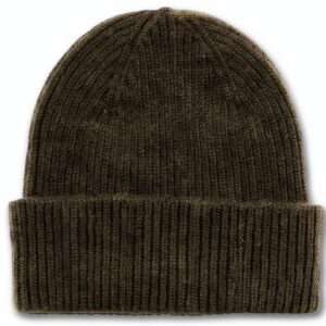 Chapeau bonnet en laine Merino vert émeraude Colorful Standard-0