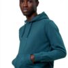 Colorful Standard Sweat à capuche bio bleu pétrole - Taille S - Homme - Vêtements - Coupe droite, vert-1