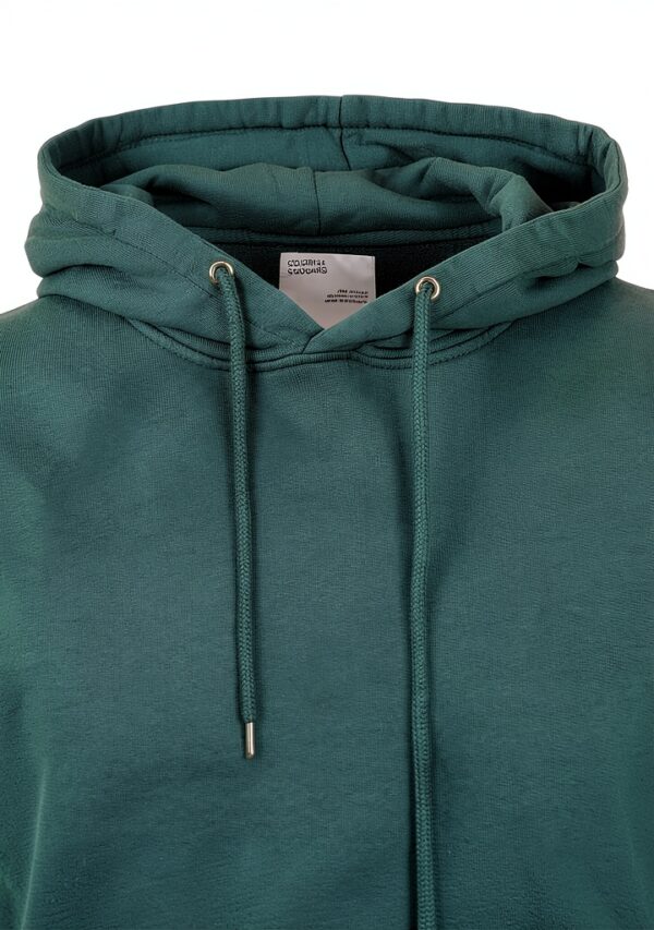 Colorful Standard Sweat à capuche bio bleu pétrole - Taille S - Homme - Vêtements - Coupe droite, vert-2