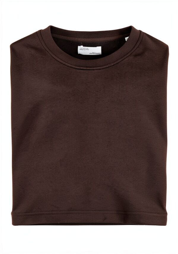 Pull Colorful Standard Marron Café Homme Coupe Droite Coton Bio-1