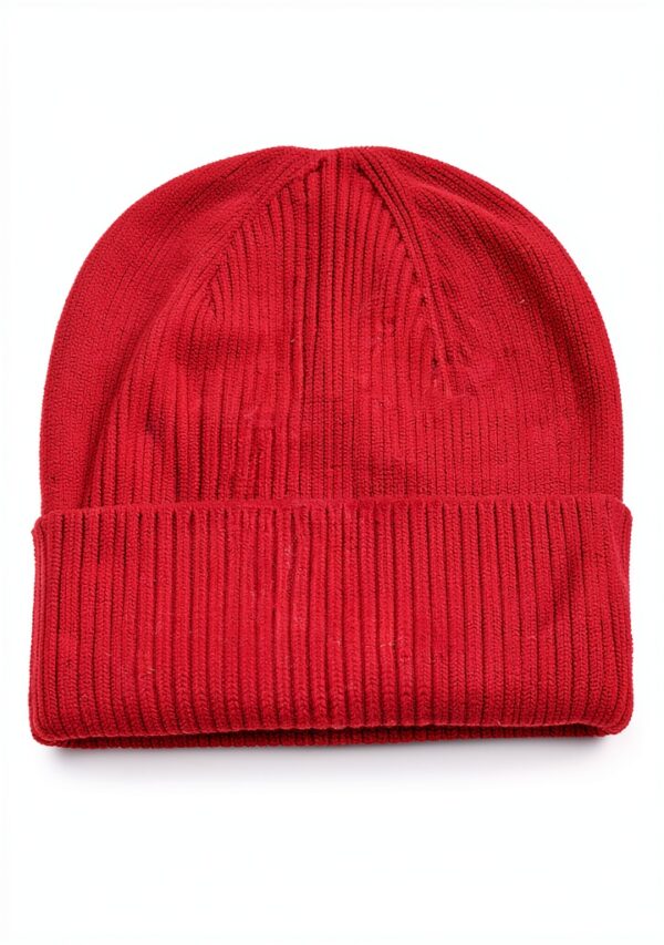 Colorful Standard Merino Wool Beanie Hat - Scarlet Red-1