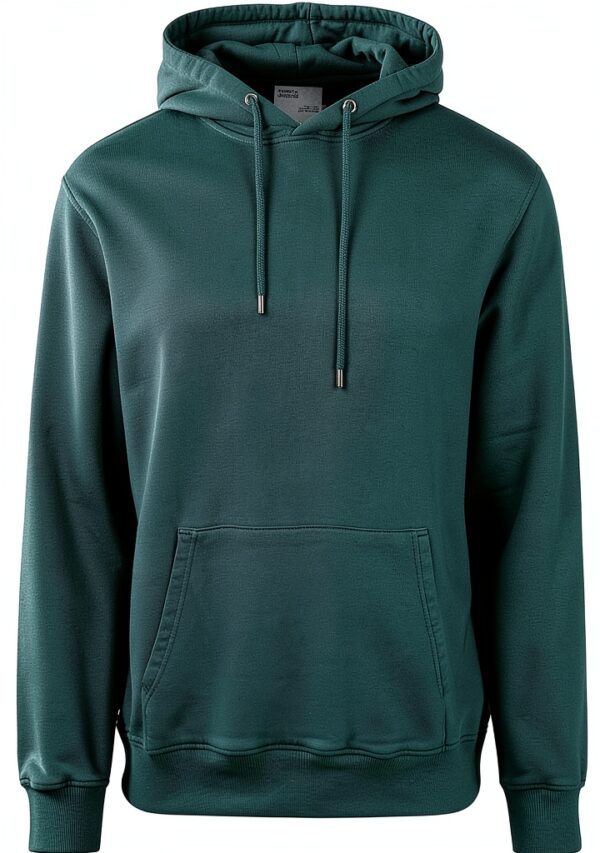 Colorful Standard Sweat à capuche bio bleu pétrole - Taille S - Homme - Vêtements - Coupe droite, vert-0