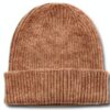 Chapeau bonnet en laine Merino Colorful Standard gris chiné-0