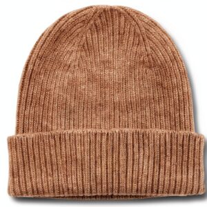 Chapeau bonnet en laine Merino Colorful Standard gris chiné-0