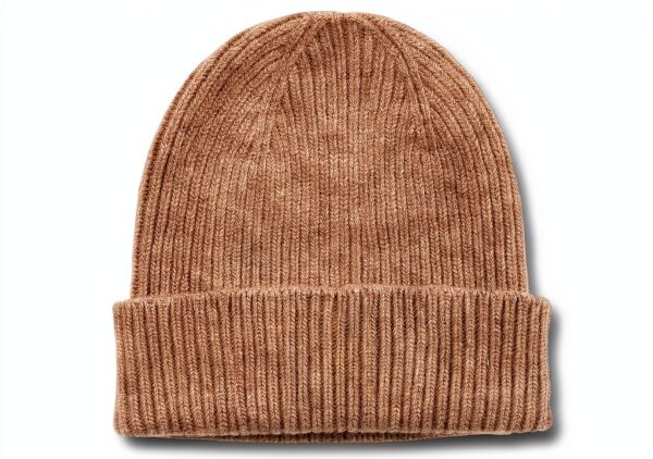 Chapeau bonnet en laine Merino Colorful Standard gris chiné-0