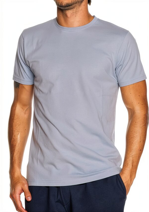 COLORFUL STANDARD T T-shirt pour homme, bleu ciel, poudre - Bleu - XL-0
