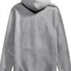 Pullover à capuche classique en coton organique, taille XXL, gris-1