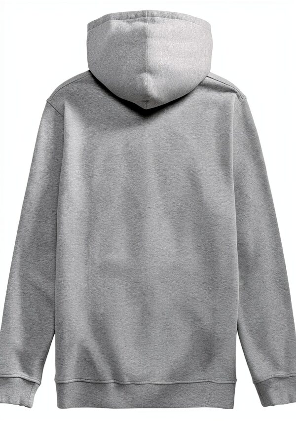 Pullover à capuche classique en coton organique, taille XXL, gris-1