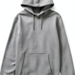 Pullover à capuche classique en coton organique, taille XXL, gris-0