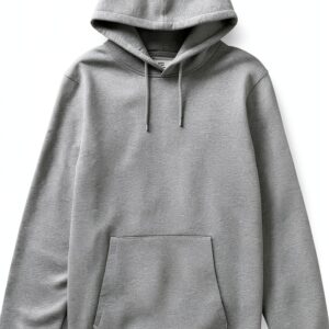 Pullover à capuche classique en coton organique, taille XXL, gris-0