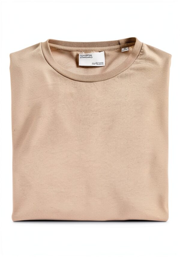Camiseta Colorful Standard Beige XL, T-shirt Homme Coton Regular Fit-3